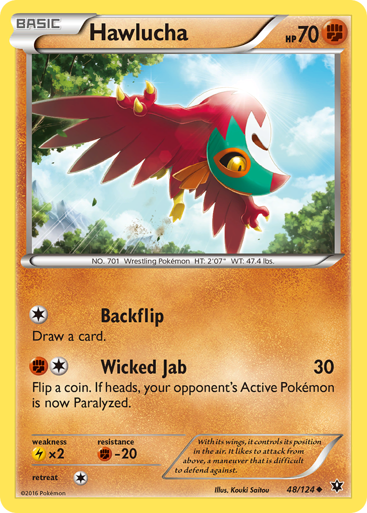 Hawlucha (48/124) [XY: Fates Collide] | Good Games Adelaide SA