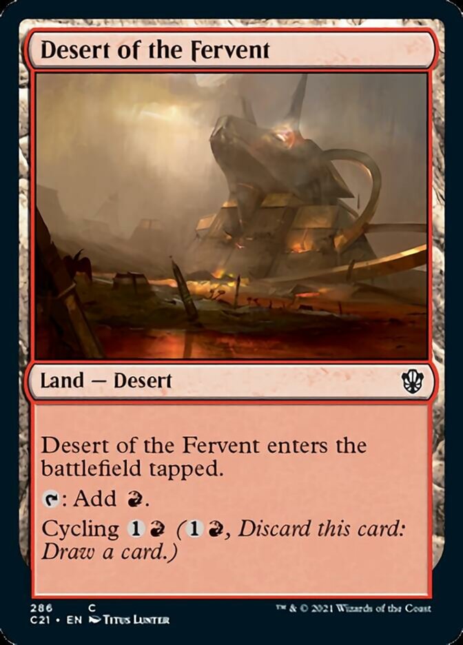 Desert of the Fervent [Commander 2021] | Good Games Adelaide SA