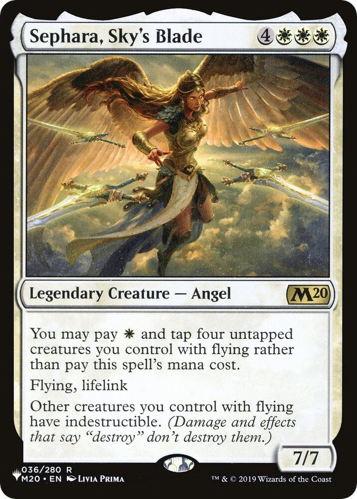 Sephara Skys Blade 36 (The List Reprints)  - Foil | Good Games Adelaide SA