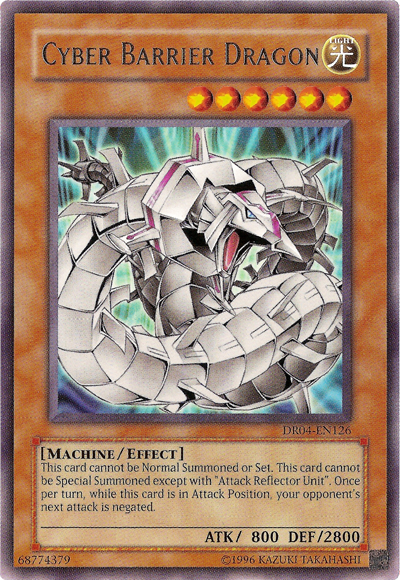 Cyber Barrier Dragon [DR04-EN126] Rare | Good Games Adelaide SA