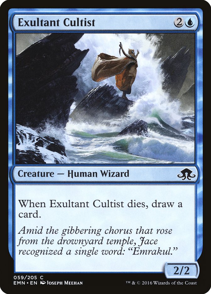 Exultant Cultist 59 (Eldritch Moon)  - Foil | Good Games Adelaide SA