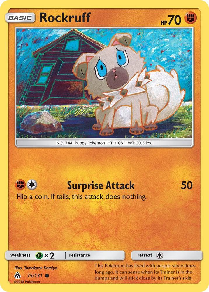Rockruff 75/131 (SM - Forbidden Light)  | Good Games Adelaide SA