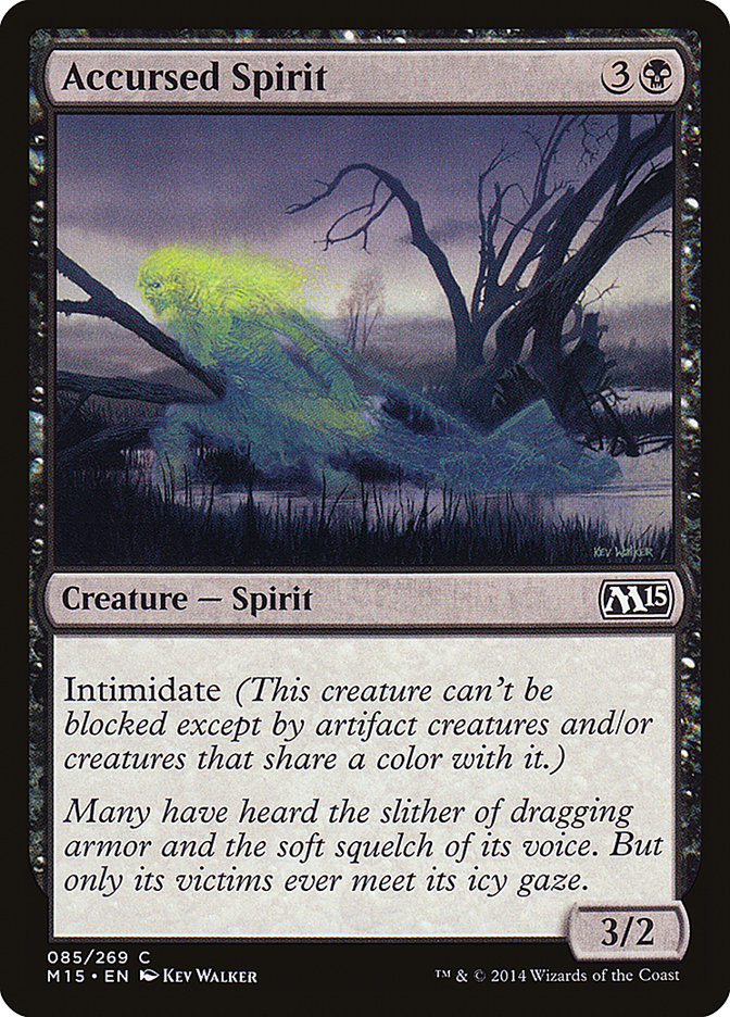 Accursed Spirit 85 (Magic 2015 (M15))  - Foil | Good Games Adelaide SA