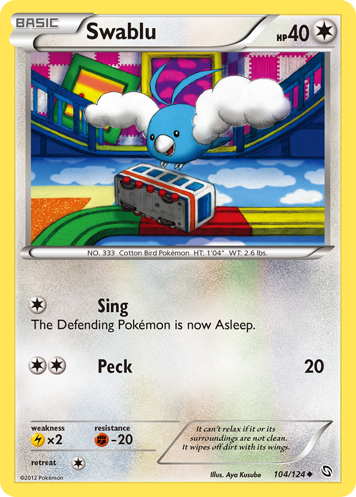 Swablu (104/124) [Black & White: Dragons Exalted] | Good Games Adelaide SA