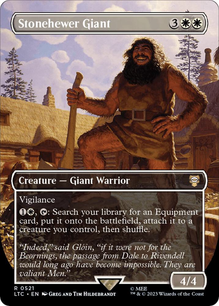 Stonehewer Giant 521 (Commander: The Lord of the Rings: Tales of Middle-earth)  - Borderless | Good Games Adelaide SA