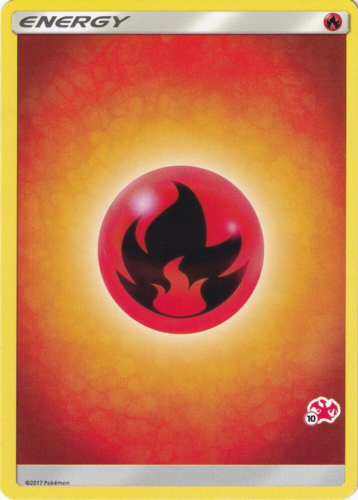 Fire Energy 10 Charizard Stamped  (Battle Academy)  | Good Games Adelaide SA