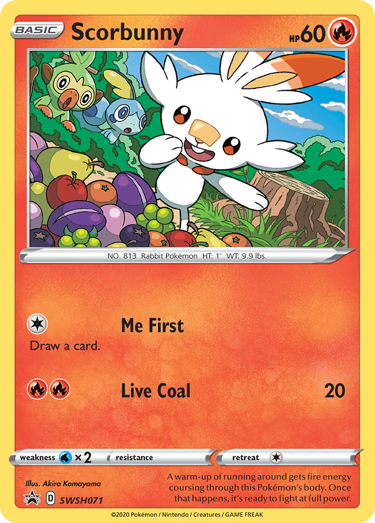 Scorbunny (SWSH071) [Sword & Shield: Black Star Promos] | Good Games Adelaide SA