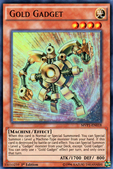 Gold Gadget [MVP1-EN018] Ultra Rare | Good Games Adelaide SA