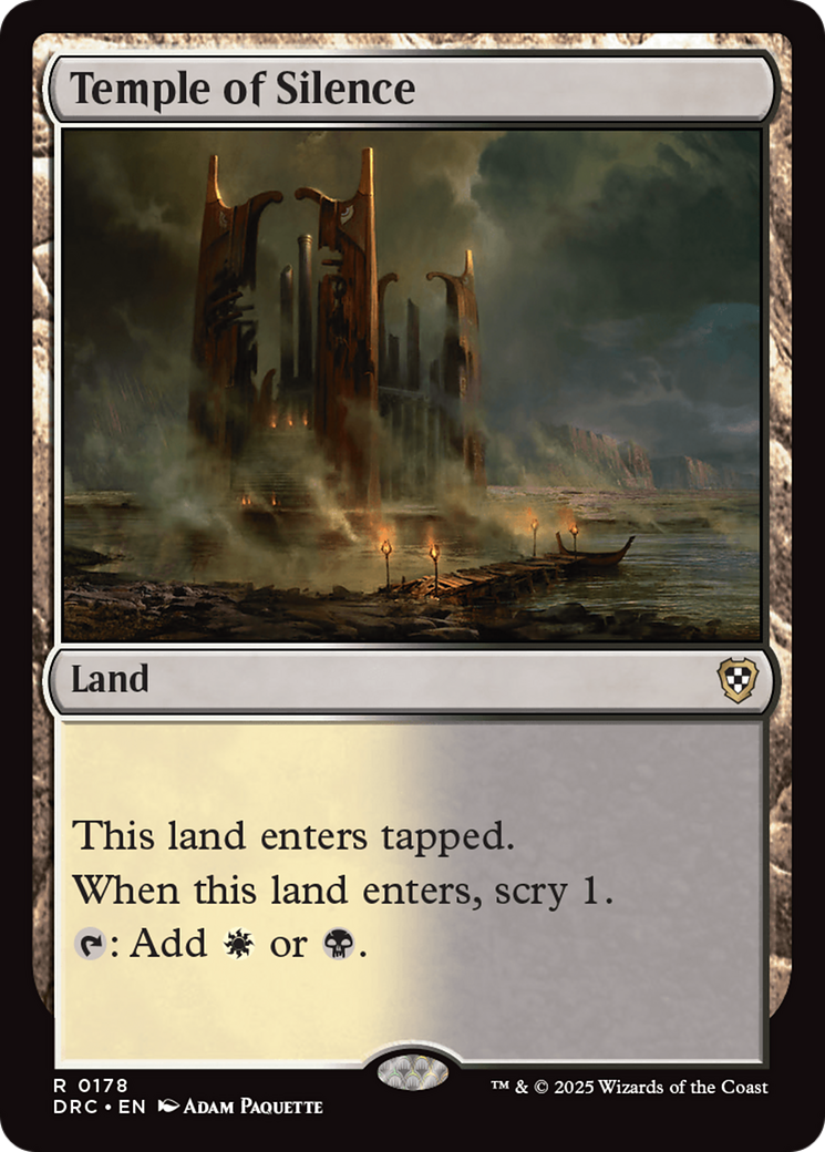 Temple of Silence [Aetherdrift Commander] | Good Games Adelaide SA