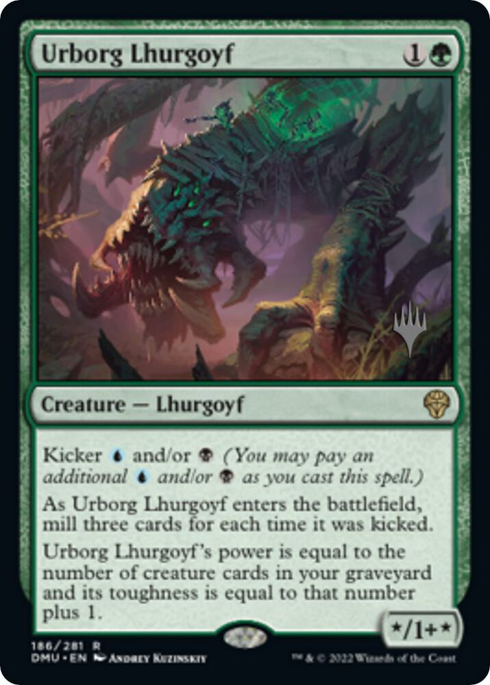 Urborg Lhurgoyf 186 (Promo Pack: Dominaria United)  | Good Games Adelaide SA