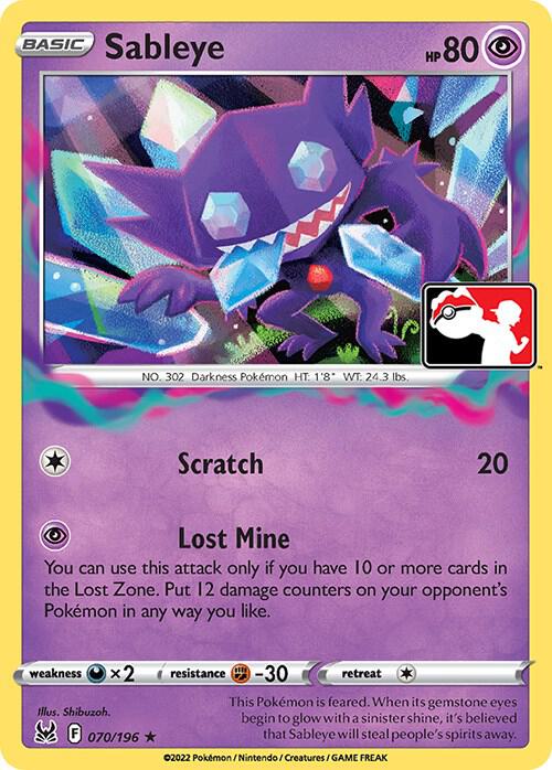 Sableye Series 3 070/196 (Prize Pack Series Cards)  - Holofoil | Good Games Adelaide SA
