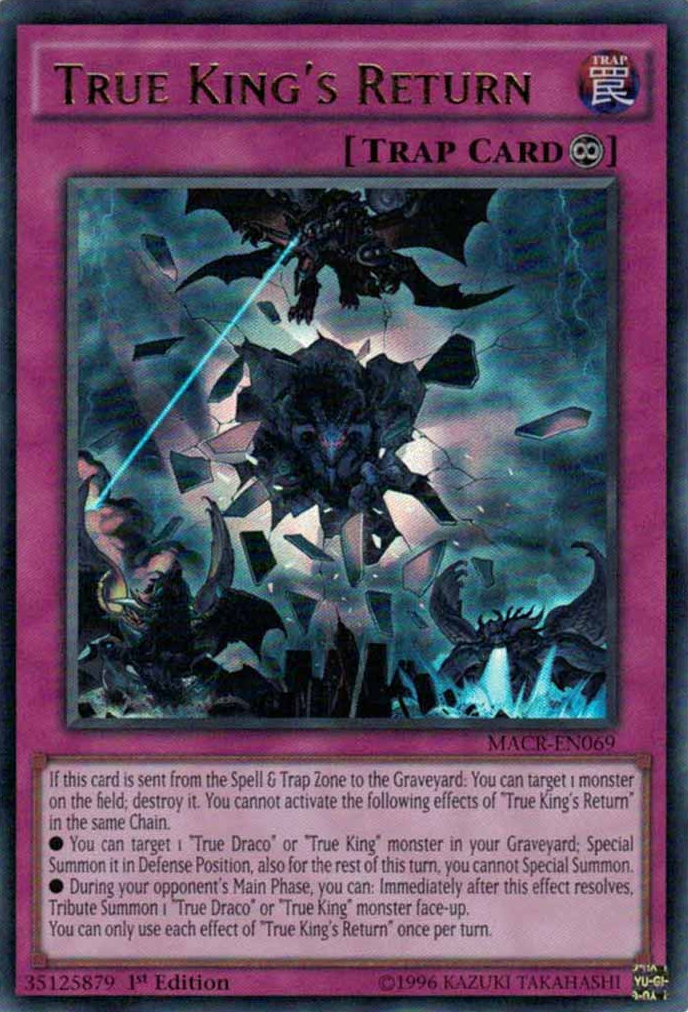 True King's Return [MACR-EN069] Ultra Rare | Good Games Adelaide SA