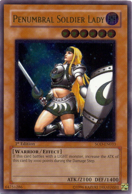 Penumbral Soldier Lady [SOD-EN033] Ultimate Rare | Good Games Adelaide SA