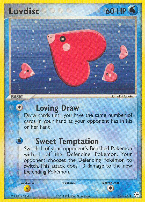 Luvdisc (40/101) [EX: Hidden Legends] | Good Games Adelaide SA