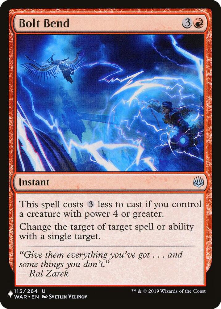 Bolt Bend 115/264 (The List Reprints)  | Good Games Adelaide SA