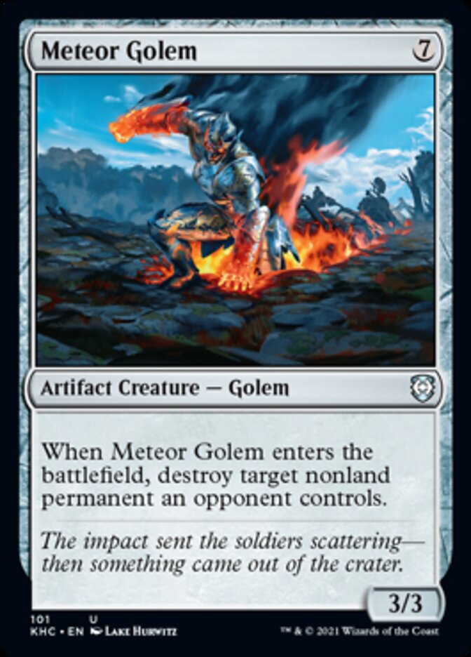Meteor Golem [Kaldheim Commander] | Good Games Adelaide SA