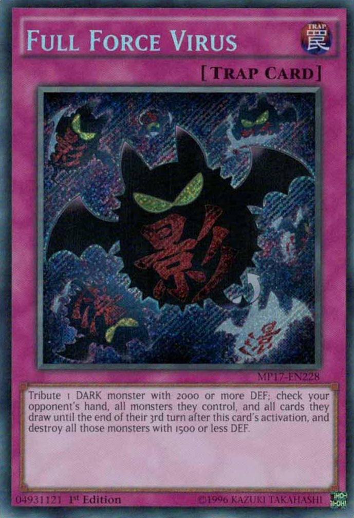 Full Force Virus [MP17-EN228] Secret Rare | Good Games Adelaide SA