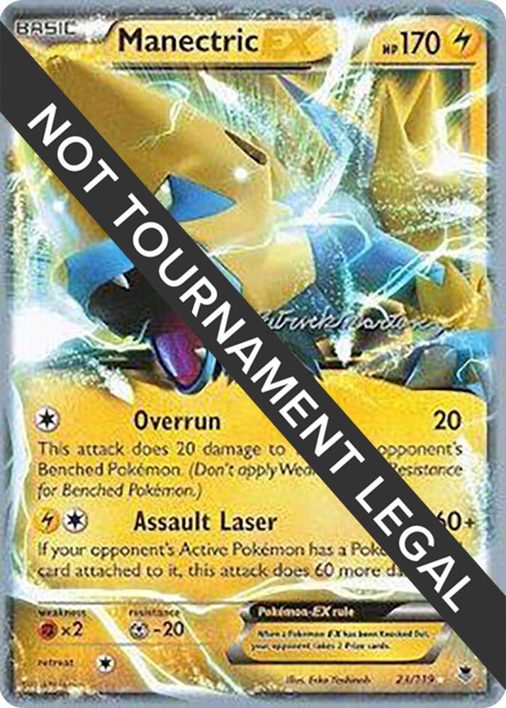 Manectric EX 2015 Patrick Martinez 23/119 (World Championship Decks)  | Good Games Adelaide SA