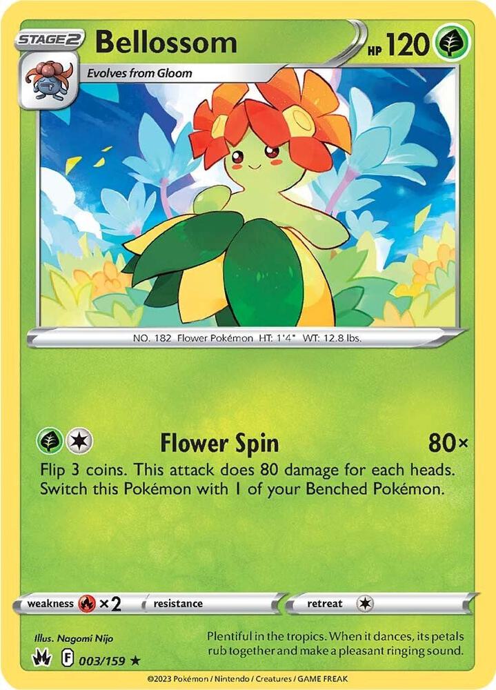 Bellossom 003/159 (Crown Zenith)  | Good Games Adelaide SA