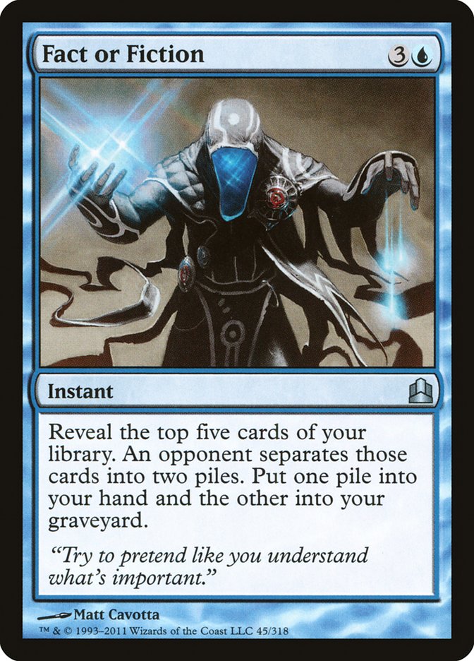 Fact or Fiction [Commander 2011] | Good Games Adelaide SA