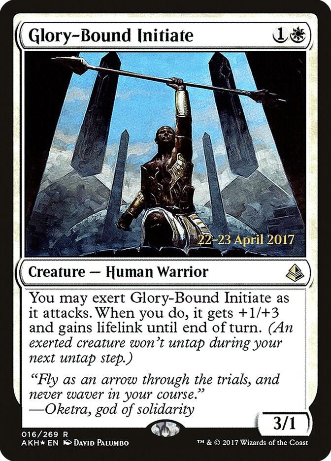 Glory Bound Initiate 16 (Prerelease Cards)  - Foil | Good Games Adelaide SA