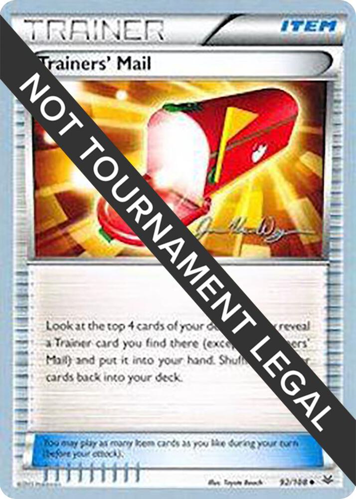 Trainers Mail 2015 Jacob Van Wagner 92/108 (World Championship Decks)  | Good Games Adelaide SA