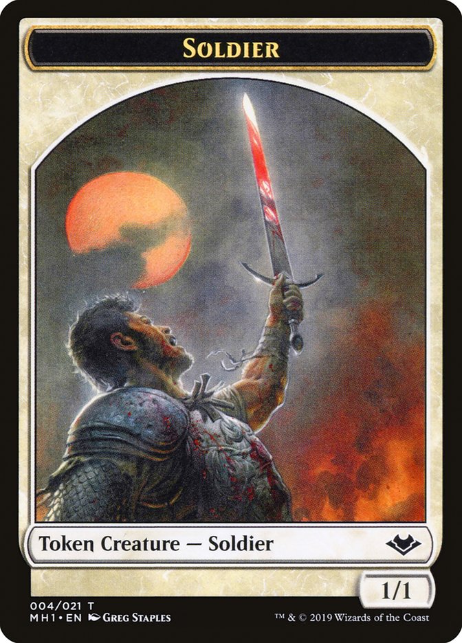 Angel (002) // Soldier (004) Double-sided Token [Modern Horizons Tokens] | Good Games Adelaide SA
