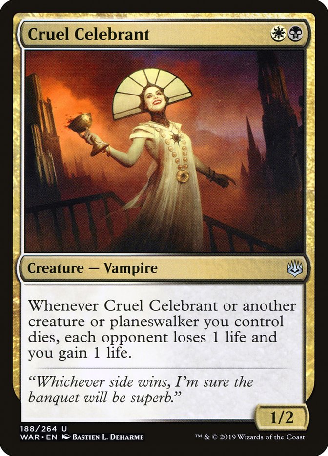 Cruel Celebrant [War of the Spark] | Good Games Adelaide SA