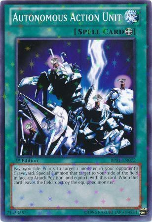 Autonomous Action Unit [BP01-EN073] Starfoil Rare | Good Games Adelaide SA