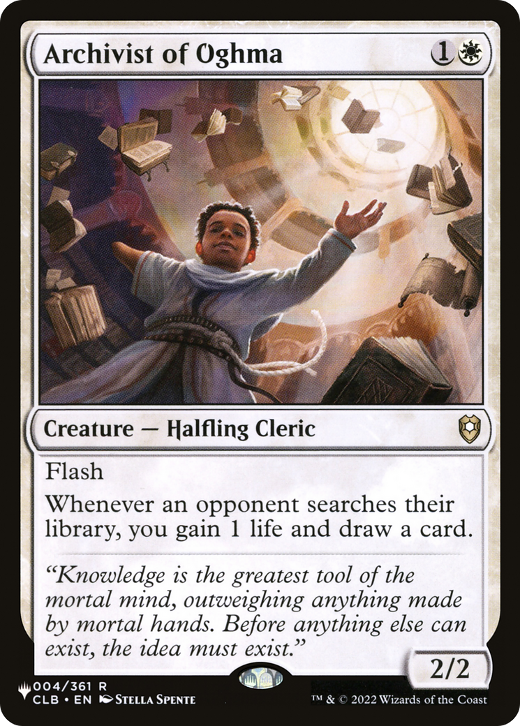 Archivist of Oghma [The List Reprints] | Good Games Adelaide SA