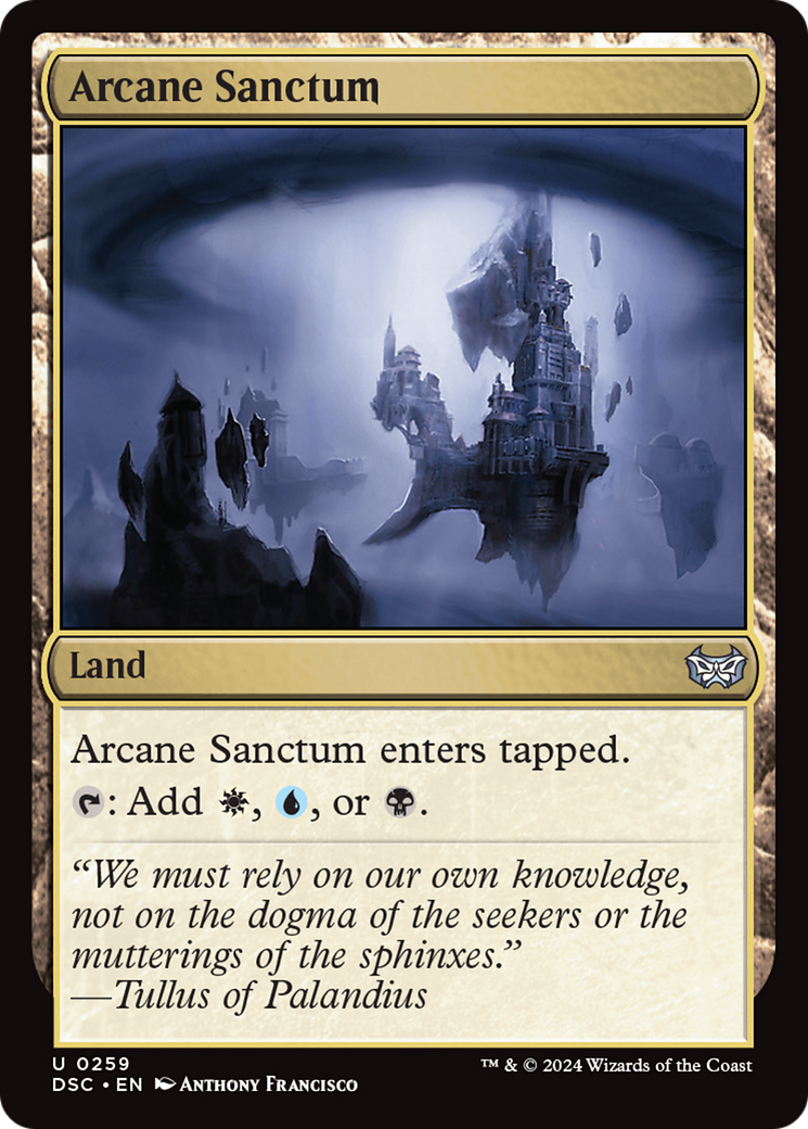 Arcane Sanctum [Duskmourn: House of Horror Commander] | Good Games Adelaide SA