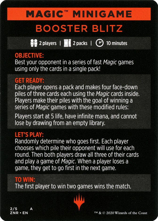 Booster Blitz (Magic Minigame) [Zendikar Rising Minigame] | Good Games Adelaide SA