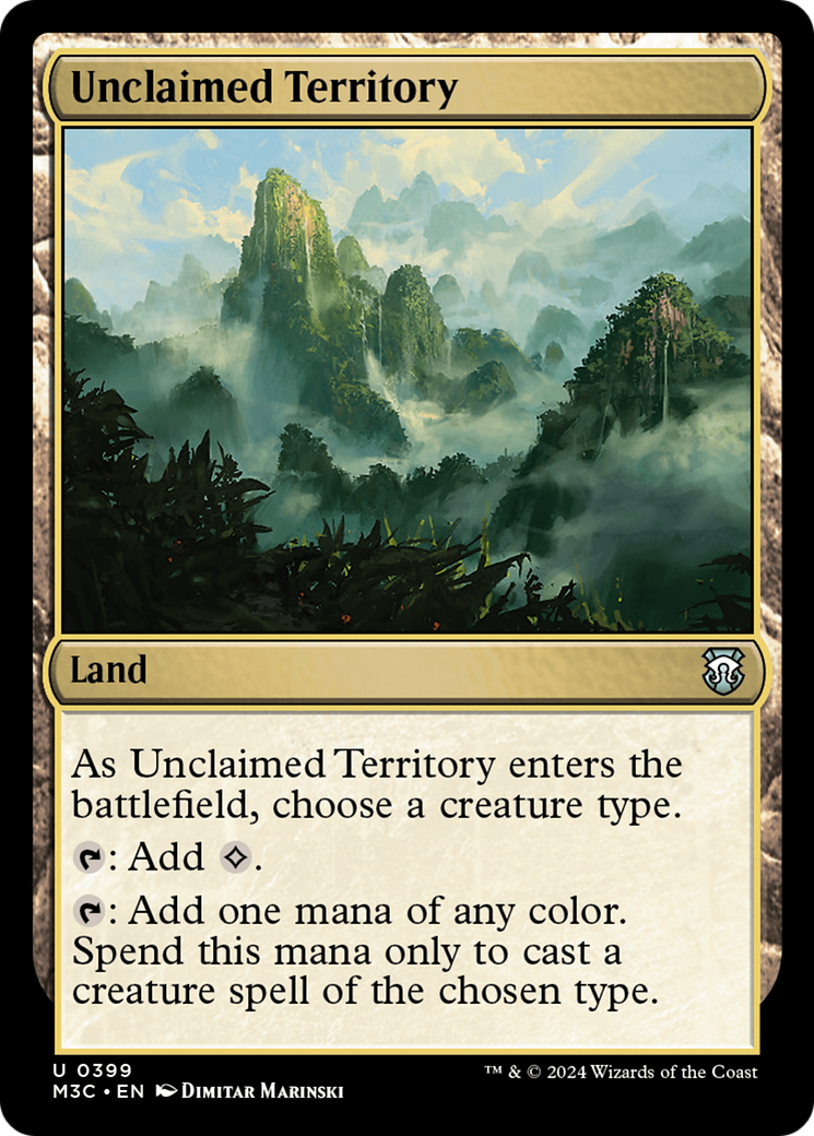 Unclaimed Territory (Ripple Foil) [Modern Horizons 3 Commander] | Good Games Adelaide SA