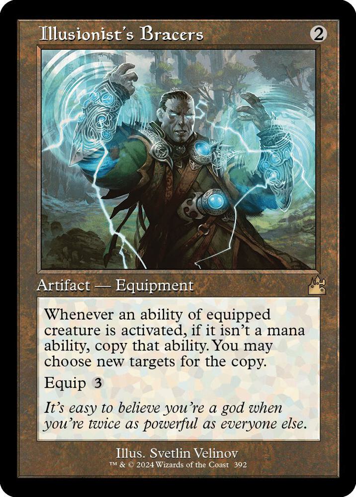 Illusionist's Bracers 392 (Ravnica Remastered)  - Foil | Good Games Adelaide SA