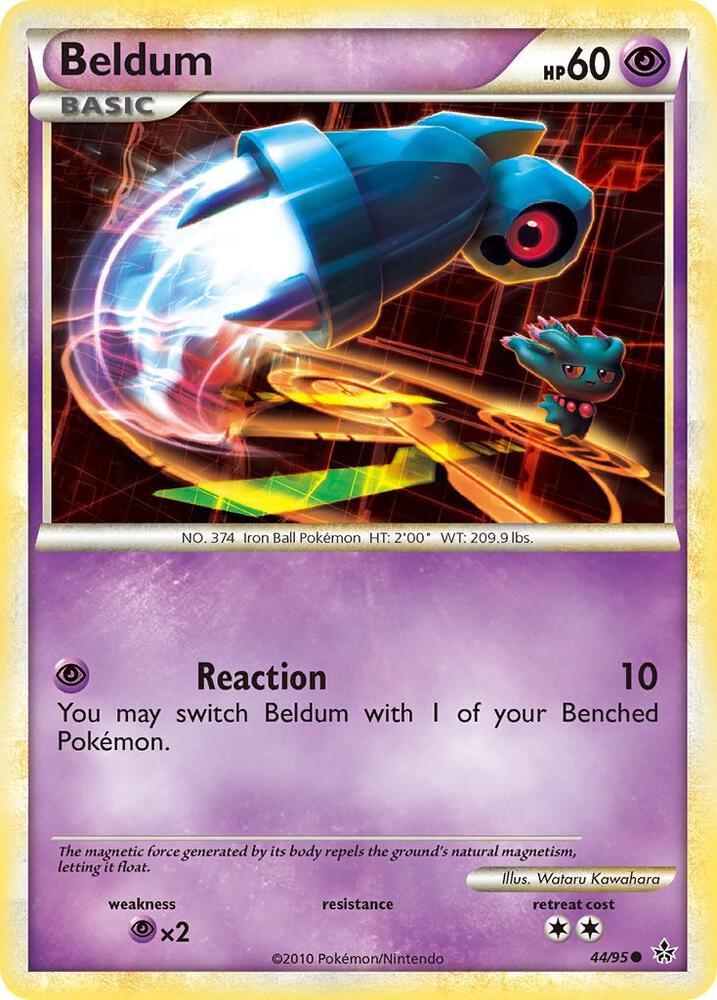 Beldum 44/95 (Unleashed)  - Reverse Holofoil | Good Games Adelaide SA
