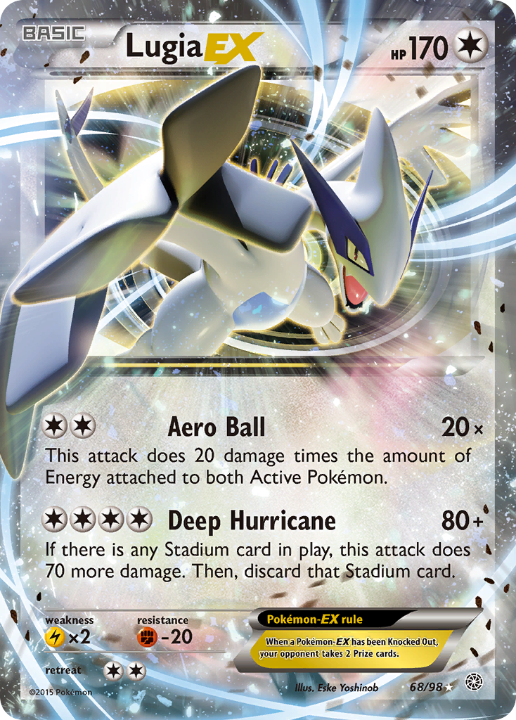 Lugia EX (68/98) [XY: Ancient Origins] | Good Games Adelaide SA