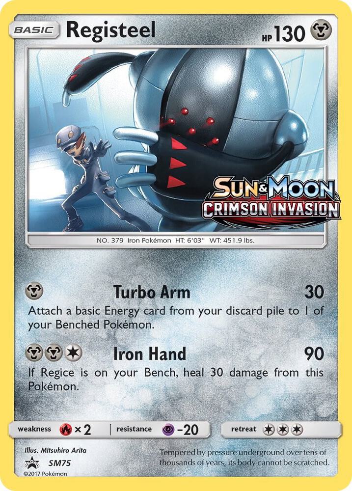 Registeel Prerelease SM75 (SM Promos)  - Holofoil | Good Games Adelaide SA