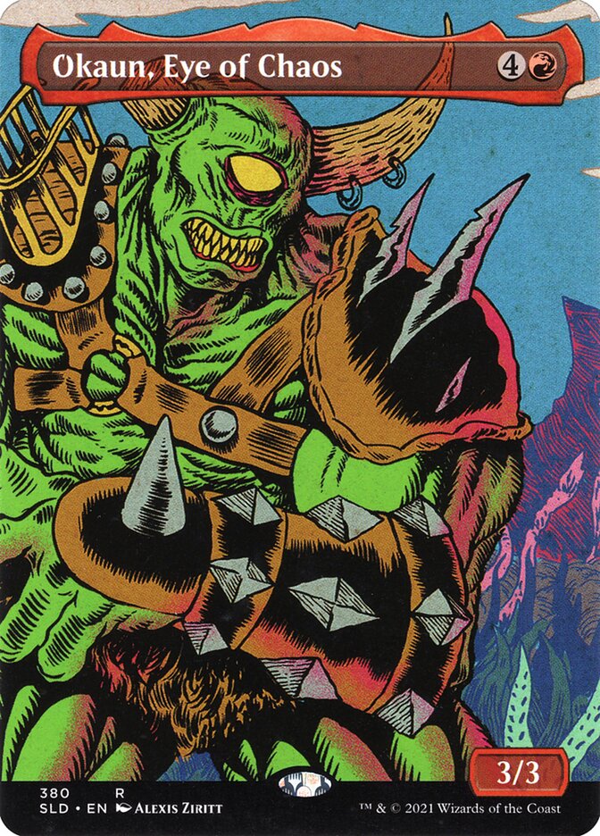 Okaun, Eye of Chaos (Display Commander) [Secret Lair Drop Promos] | Good Games Adelaide SA