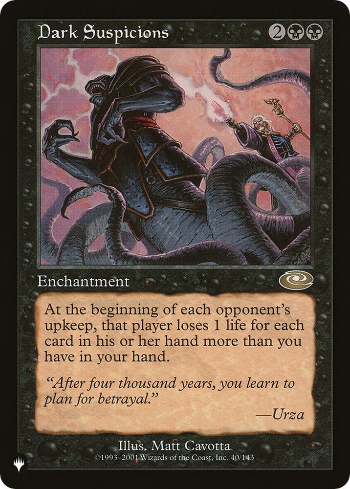 Dark Suspicions 40/143 (The List Reprints)  | Good Games Adelaide SA