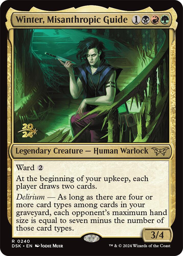 Winter Misanthropic Guide 240 (Prerelease Cards)  - Foil | Good Games Adelaide SA