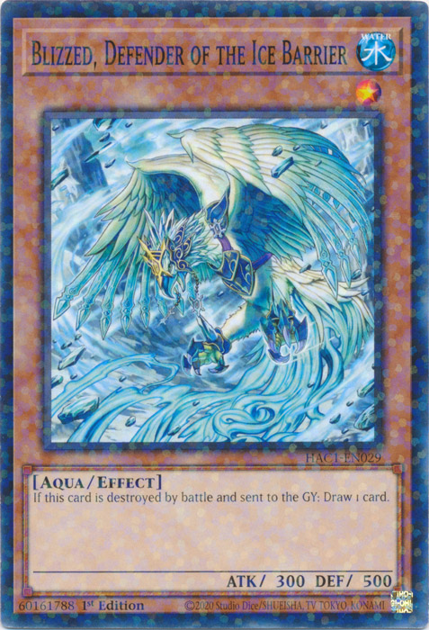 Blizzed, Defender of the Ice Barrier (Duel Terminal) [HAC1-EN029] Common | Good Games Adelaide SA