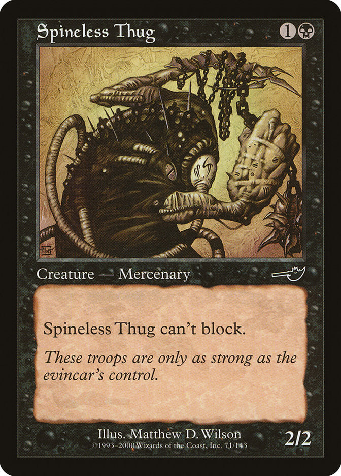 Spineless Thug [Nemesis] | Good Games Adelaide SA