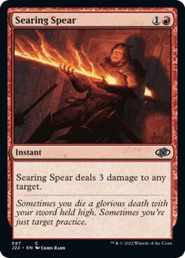 Searing Spear 597 (Jumpstart 2022)  | Good Games Adelaide SA