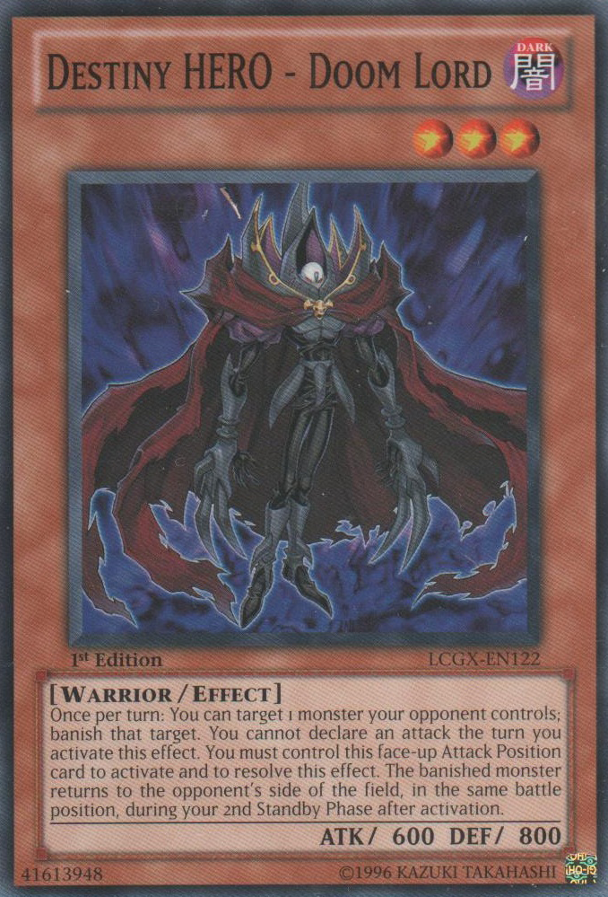 Destiny HERO - Doom Lord [LCGX-EN122] Common | Good Games Adelaide SA
