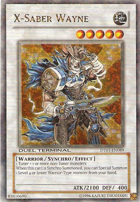 X-Saber Wayne [DT01-EN089] Ultra Rare | Good Games Adelaide SA