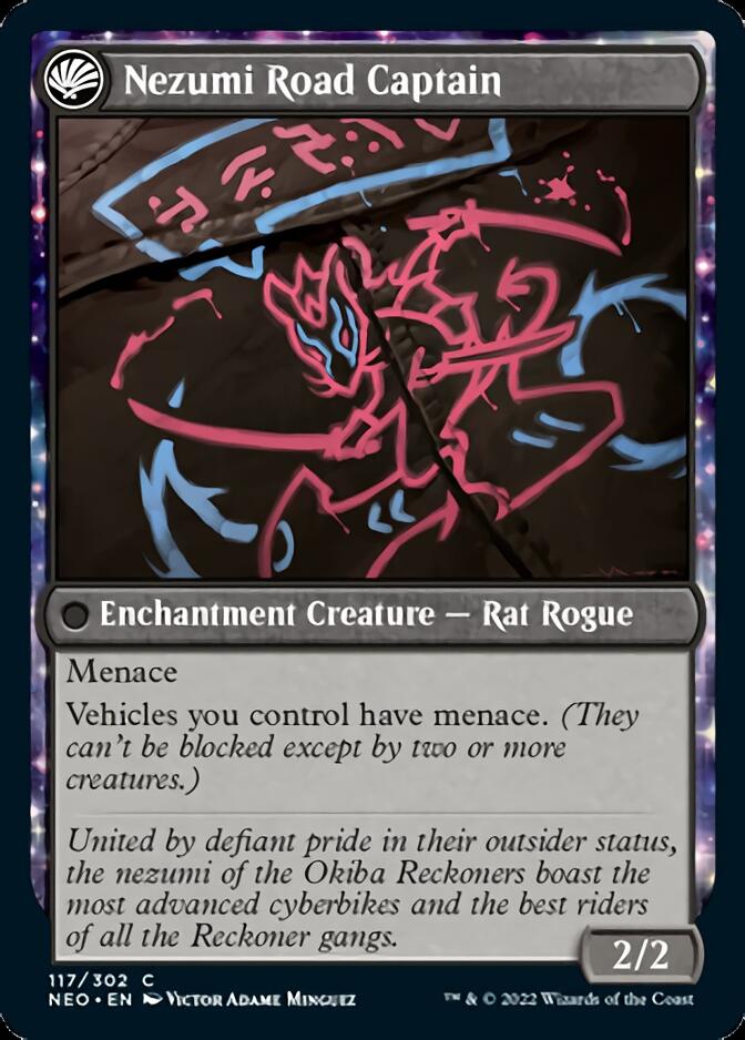 Okiba Reckoner Raid // Nezumi Road Captain [Kamigawa: Neon Dynasty] | Good Games Adelaide SA