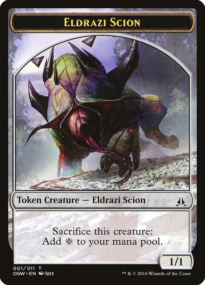 Eldrazi Scion (001/011) [Oath of the Gatewatch Tokens] | Good Games Adelaide SA