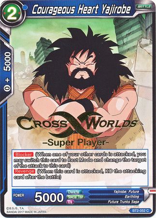 Courageous Heart Yajirobe (Super Player Stamped) (BT2-052) [Tournament Promotion Cards] | Good Games Adelaide SA