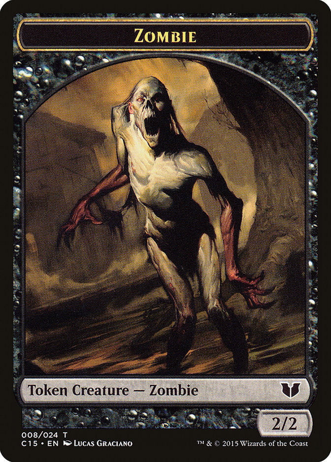 Zombie Token [Commander 2015 Tokens] | Good Games Adelaide SA