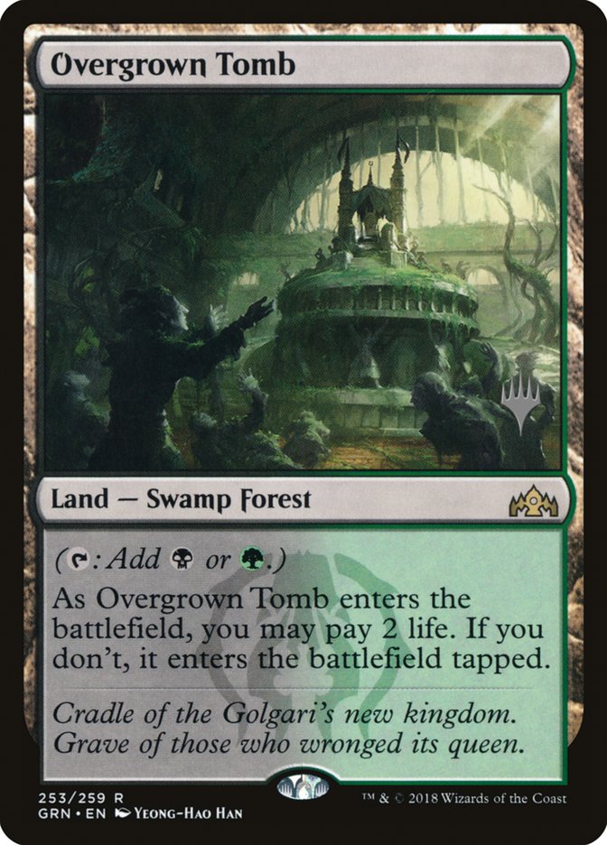 Overgrown Tomb [Promo Pack: Throne of Eldraine] | Good Games Adelaide SA
